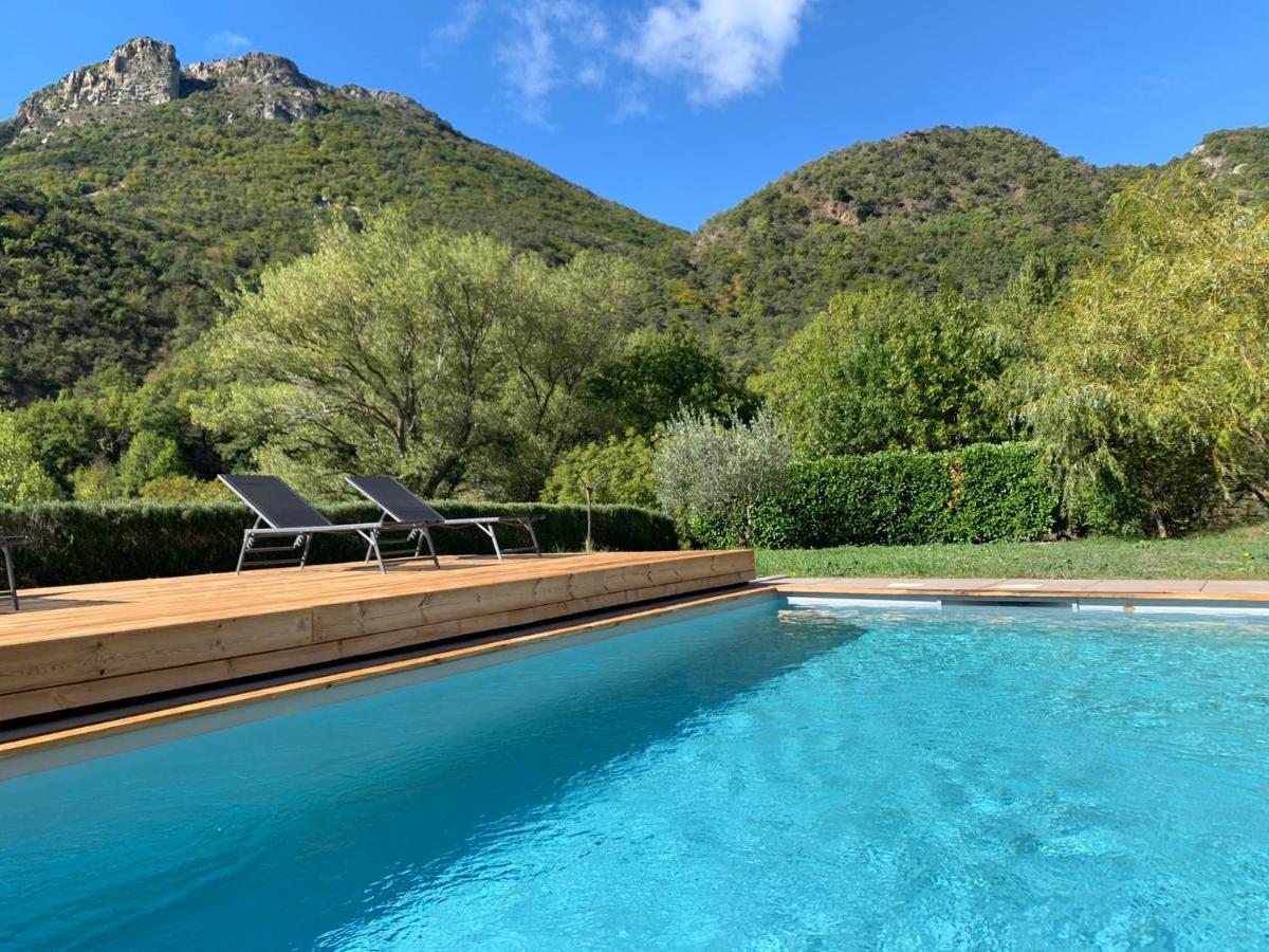 Estive Des Angelettes Piscine Chauffee Sauna Saint-Ferréol-Trente Exteriér fotografie